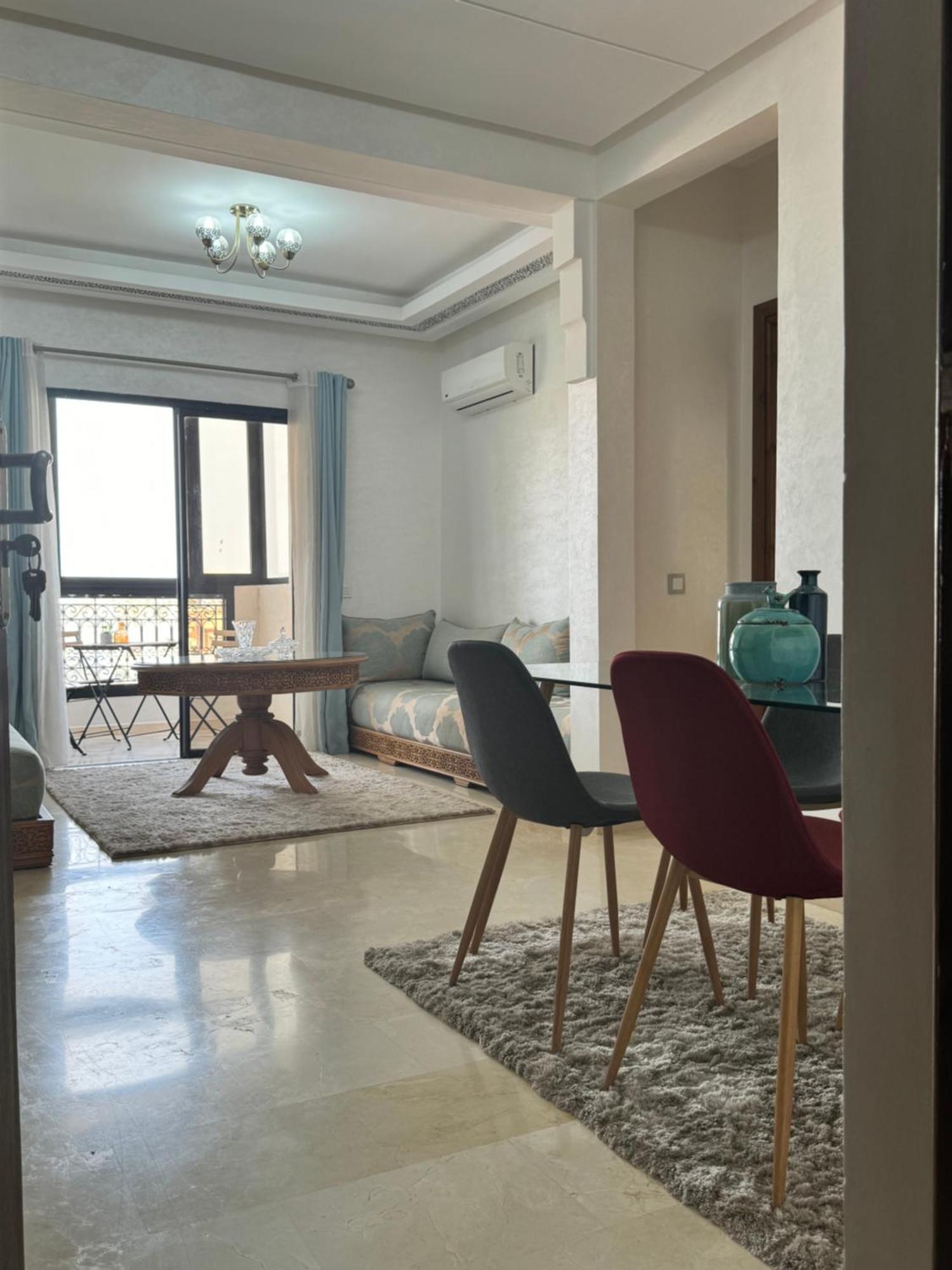 Appartement Malak - Residence Avec Piscine, Wifi, Gardien H24 มาร์ราเกช ภายนอก รูปภาพ