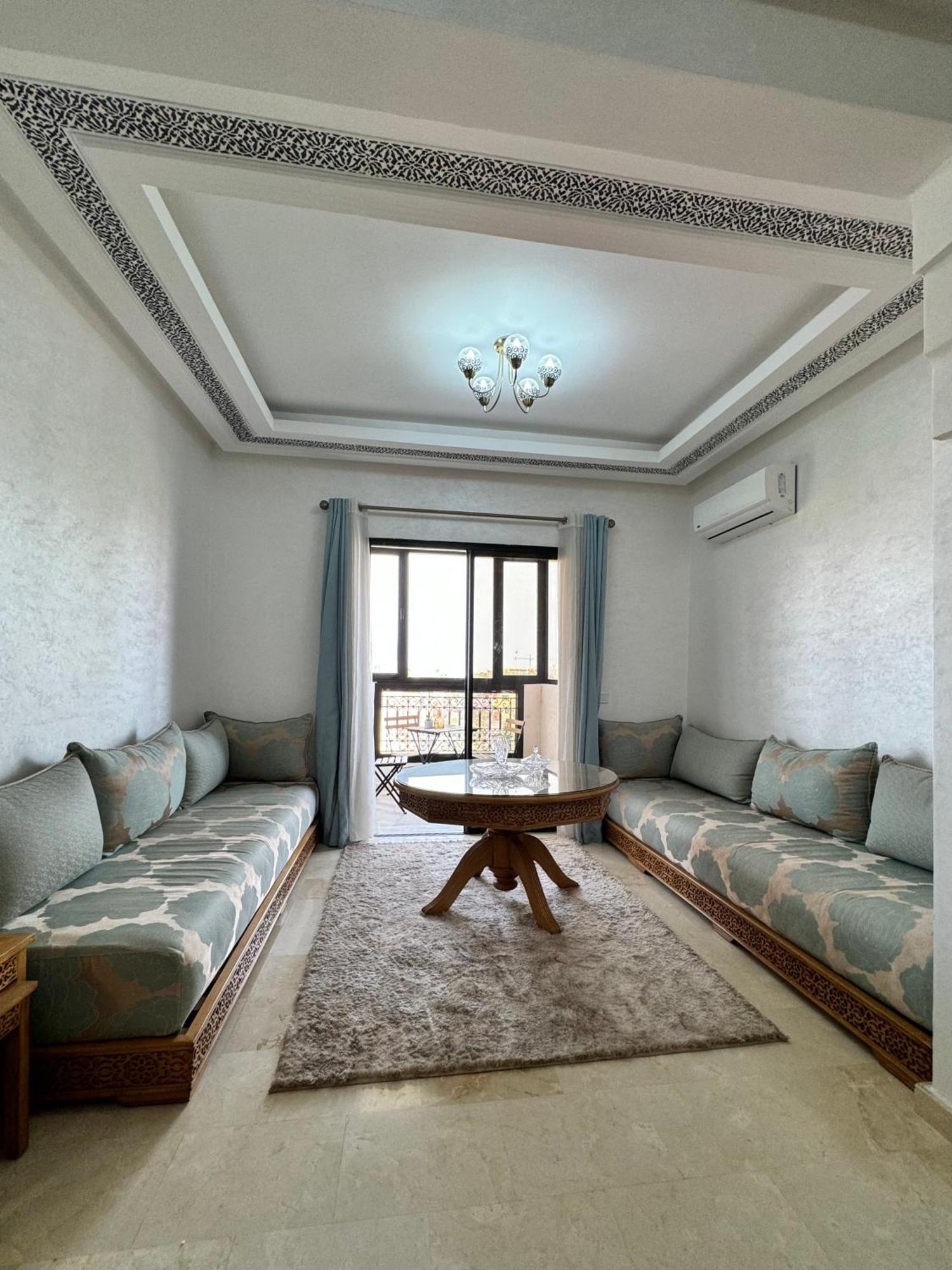 Appartement Malak - Residence Avec Piscine, Wifi, Gardien H24 มาร์ราเกช ภายนอก รูปภาพ
