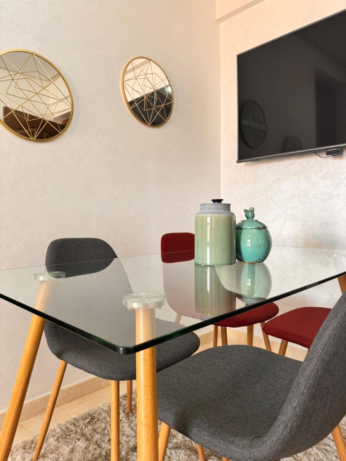 Appartement Malak - Residence Avec Piscine, Wifi, Gardien H24 มาร์ราเกช ภายนอก รูปภาพ